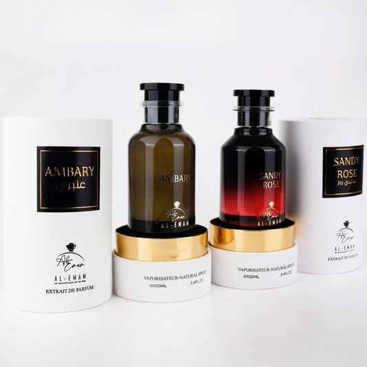 Sandy Rose & Ambary Duo – His & Hers 100ml Eau De Parfum Inspired by LV