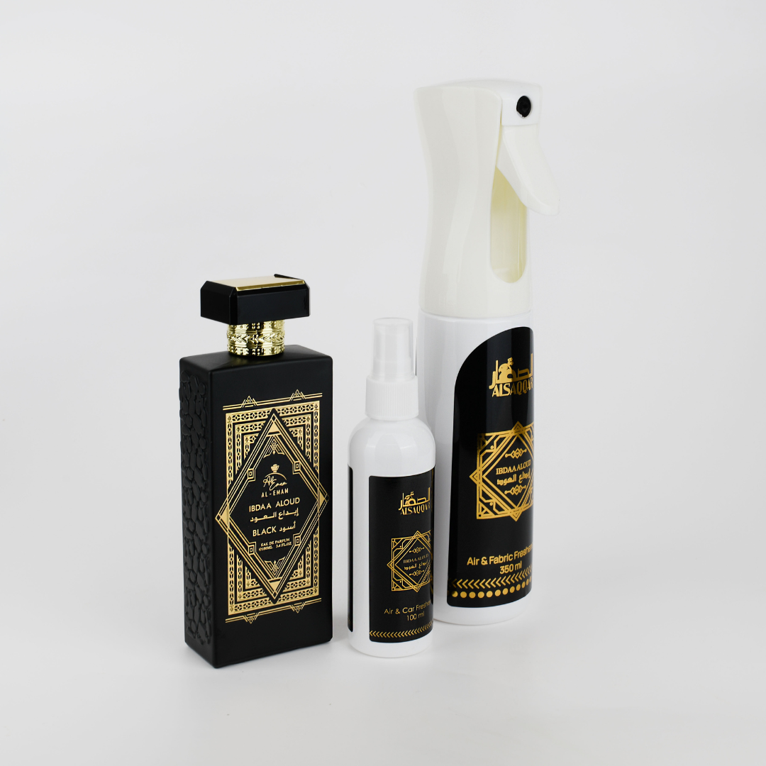 Luxury Initio-Inspired Bundle – Oud For Greatness 100ml Eau De Parfum + 350ml Room Spray & 100ml Car Spray – Inspired Designer Fragrance