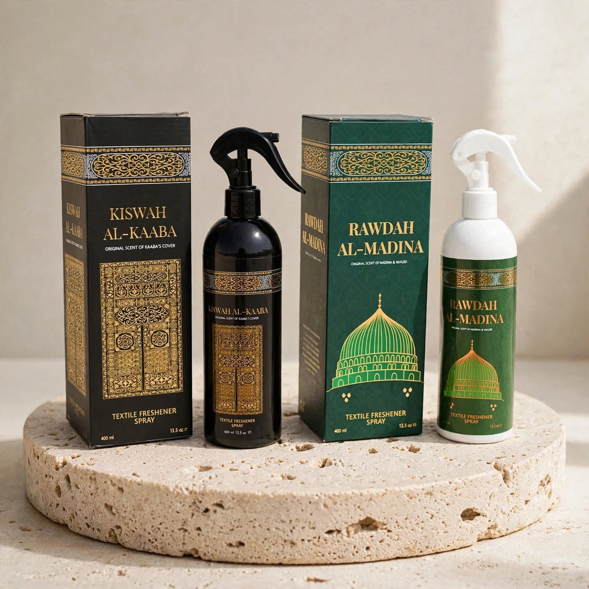 Duo Set Rawadah Al-Madina & Kaaba’s Kiswah + FREE Surah Yusuf Magnet