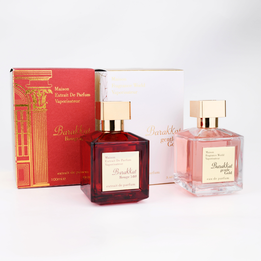 Maison Francis Kurkdjian Baccarat Rouge 540 Extrait inspired & Maison Francis Kurkdjian L’Eau À La Rose inspired Duo Set
