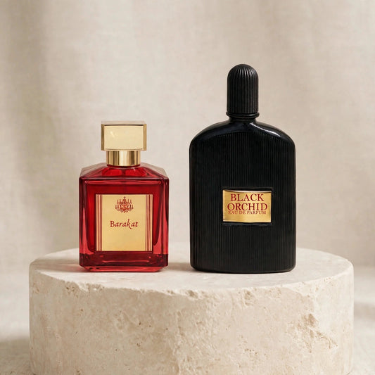 Black Orchid & Baccarat Rouge 540 Extrait Inspired Duo Worth £533