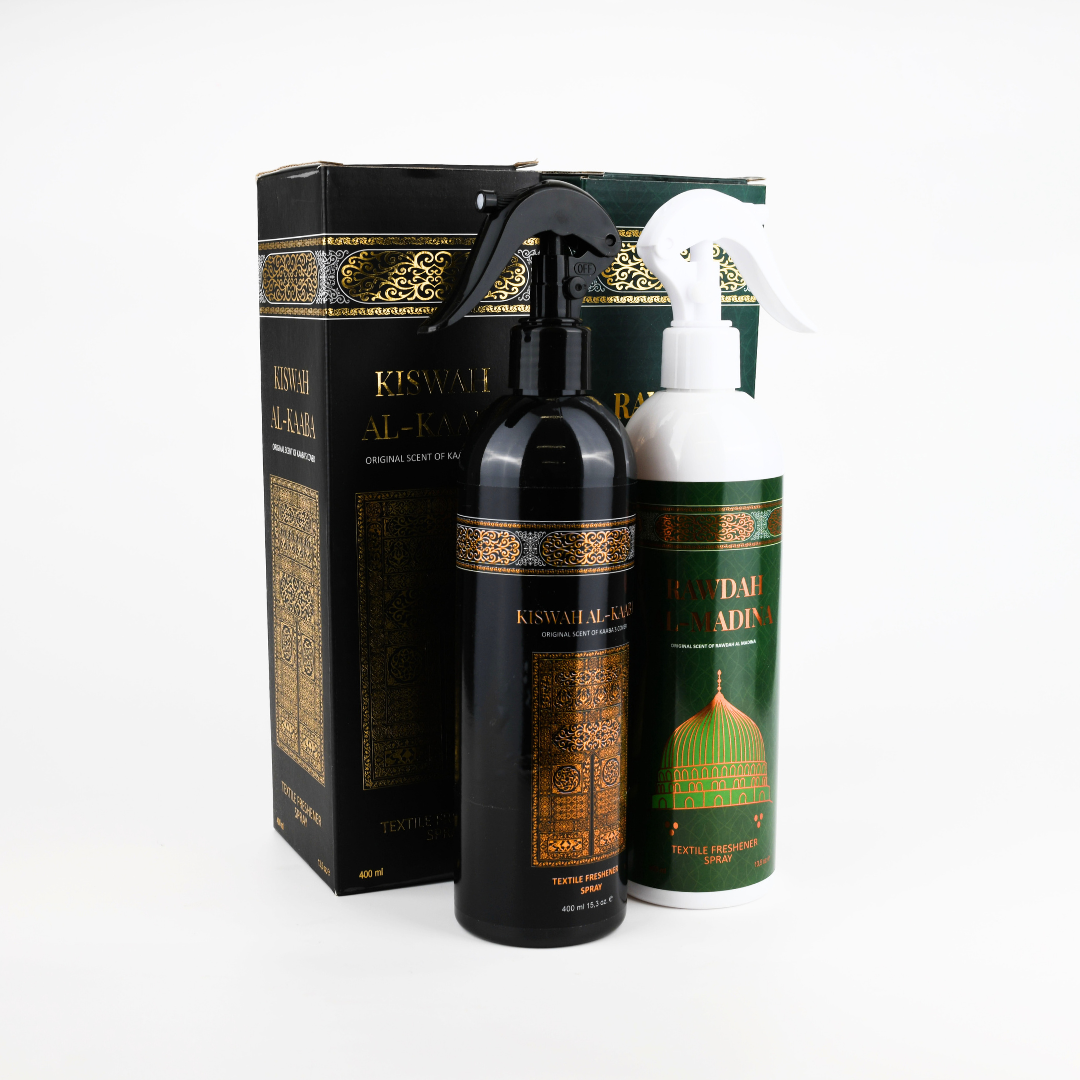 Duo Set Rawadah Al-Madina & Kaaba’s Kiswah + FREE Surah Yusuf Magnet