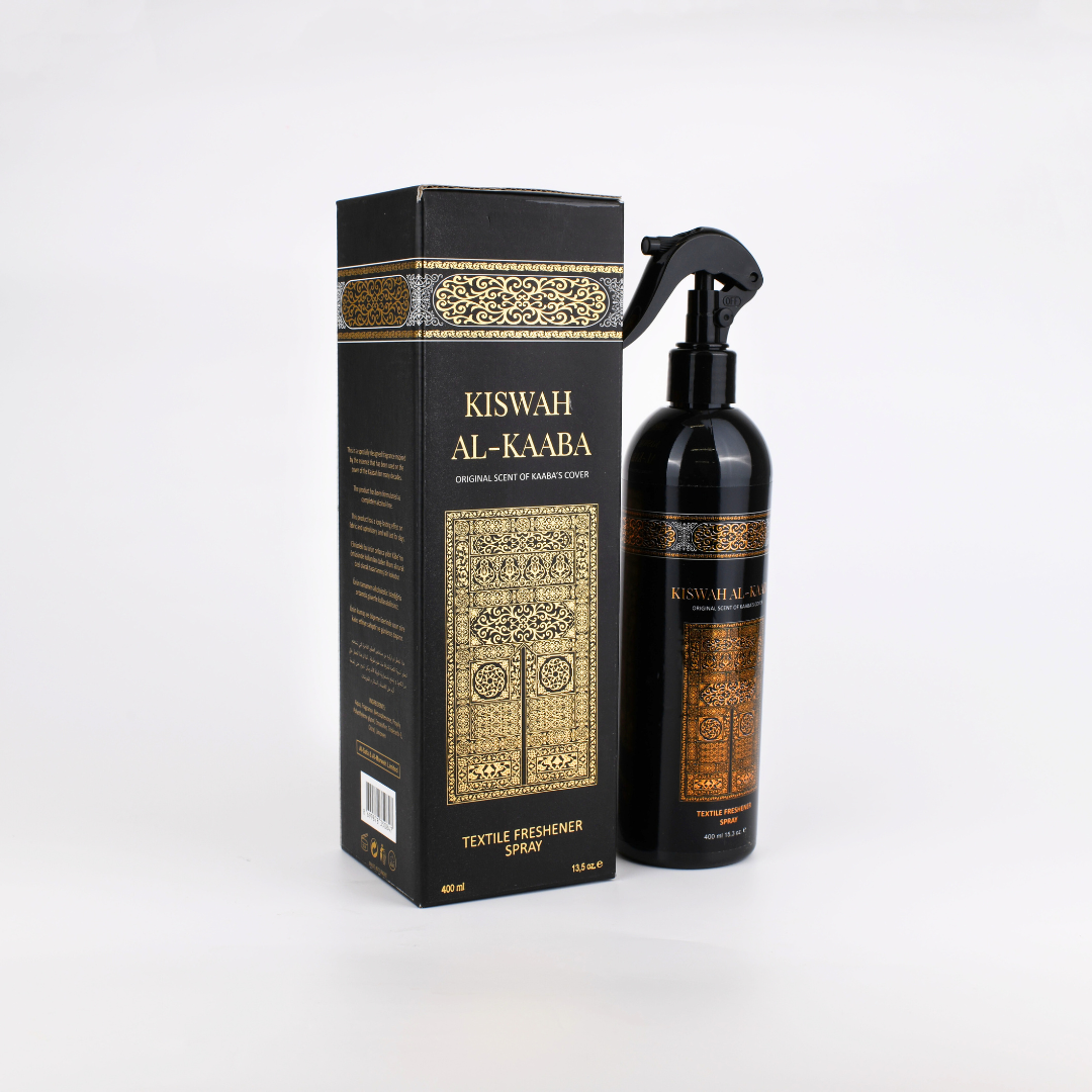 Kaaba’s Kiswah Luxury Fabric/ Fragrance Spray- Made in UAE 400ml